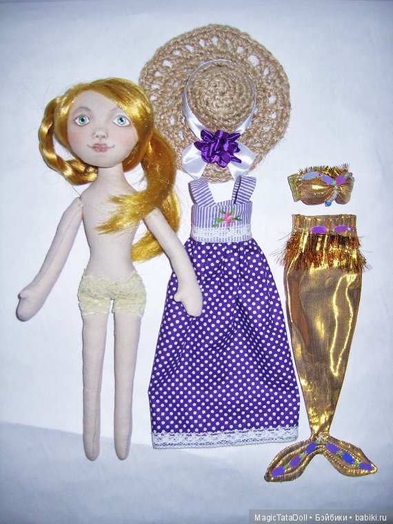 Мои русалочки — Авторские текстильные куклы: Вальдорфские (фото 7)
