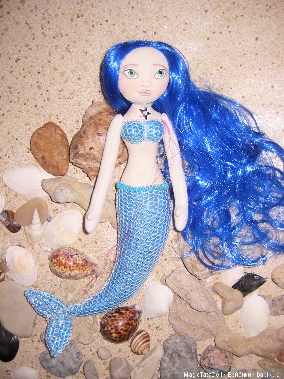 Мои русалочки — Авторские текстильные куклы: Вальдорфские
