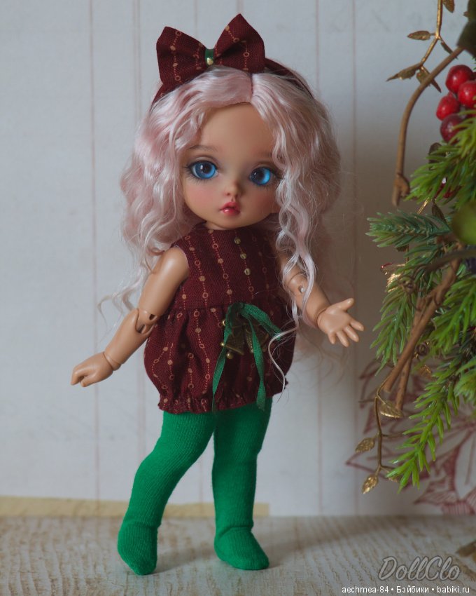Новогодняя одёжка для Розмари - маленькая PukiFee от FairyLand (фото 4)