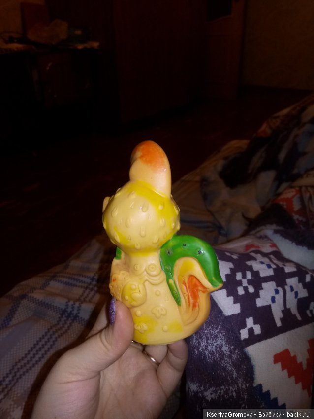 Петушок — Игрушки СССР и советского детства: резиновые (фото 9)