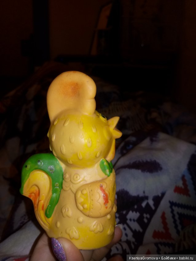 Петушок — Игрушки СССР и советского детства: резиновые (фото 10)