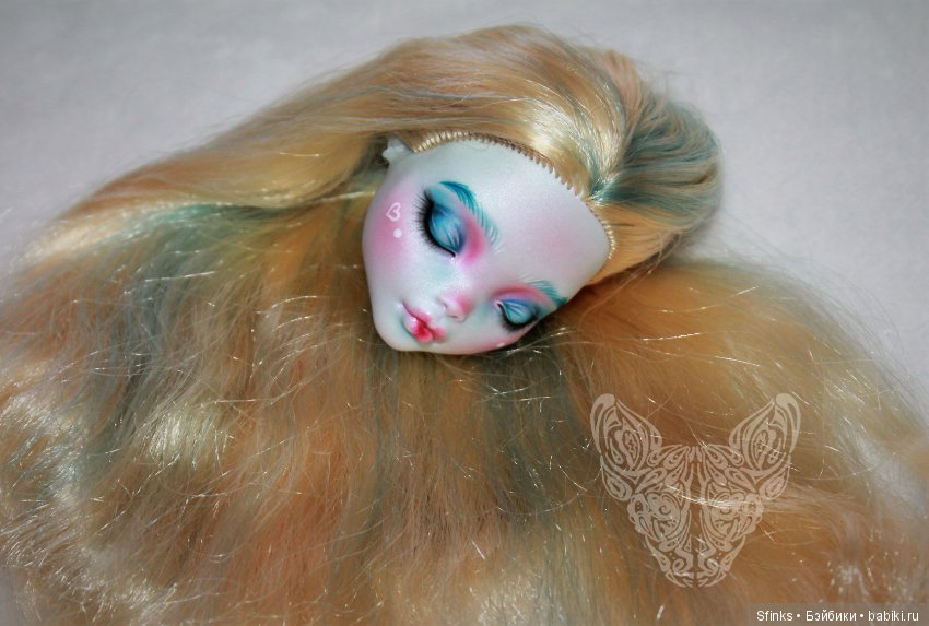 ООАК головы Лагуны Блю — ООАК Monster High и Ever After High: репейнт