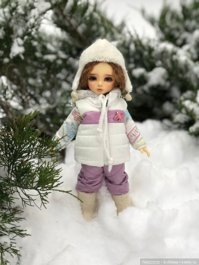 Кира катается на сноуборде воскресным утром (фото 8)