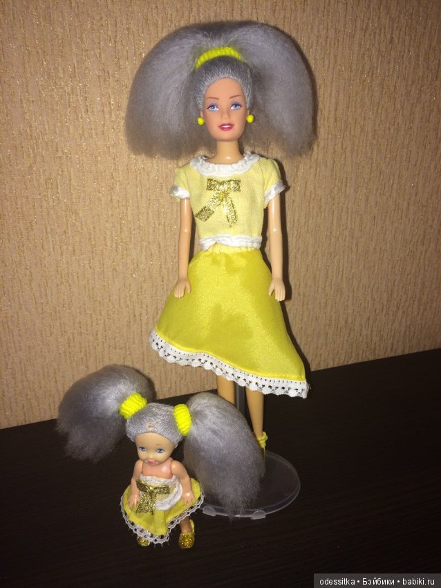 Family look.Мои переделки старых Барби