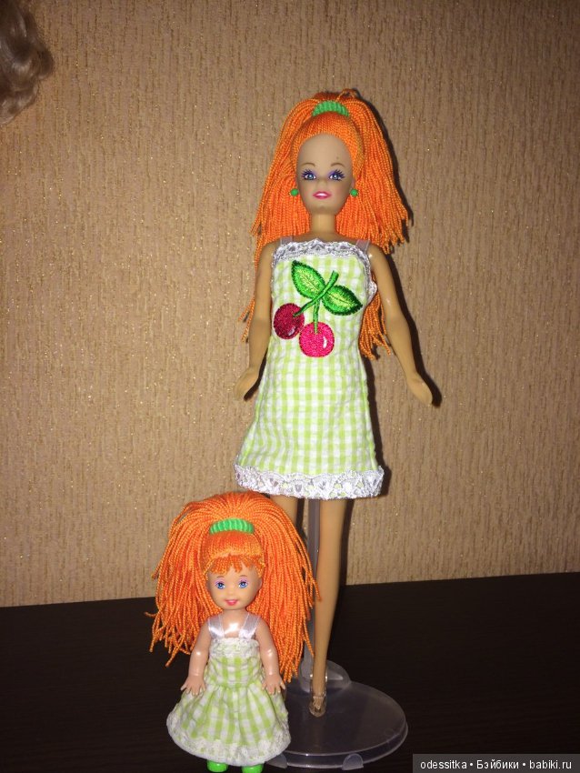 Family look.Мои переделки старых Барби (фото 7)