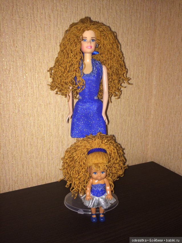 Family look.Мои переделки старых Барби
