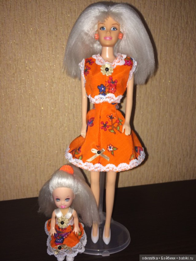 Family look.Мои переделки старых Барби