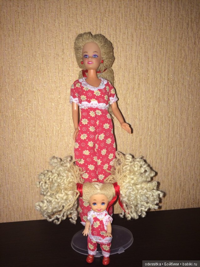 Family look.Мои переделки старых Барби (фото 4)