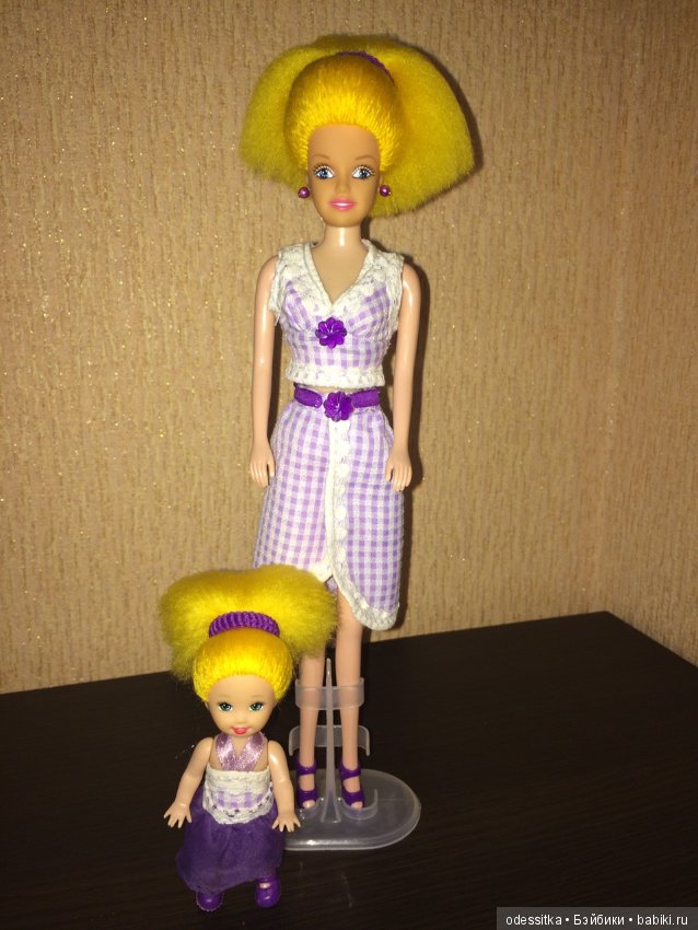 Family look.Мои переделки старых Барби