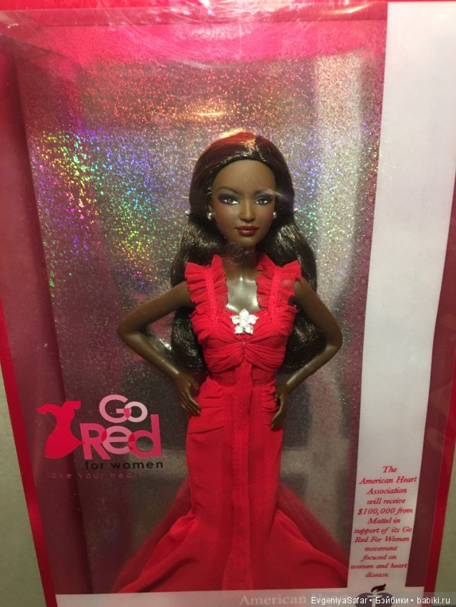 Коллекционная Go Red For Women Barbie, 2007 год (фото 2)