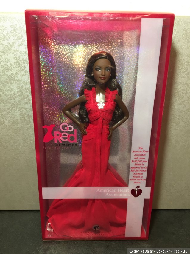 Коллекционная Go Red For Women Barbie, 2007 год