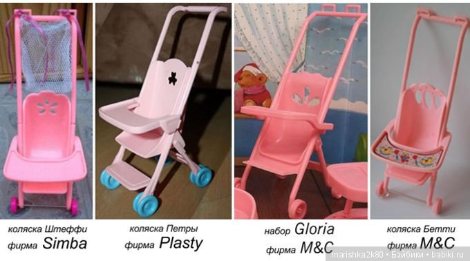 1 часть миниатюрных колясок