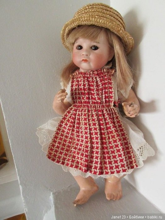 Бетти - пухлые щечки — Антикварные куклы SFBJ (Франция): Jumeau (фото 4)