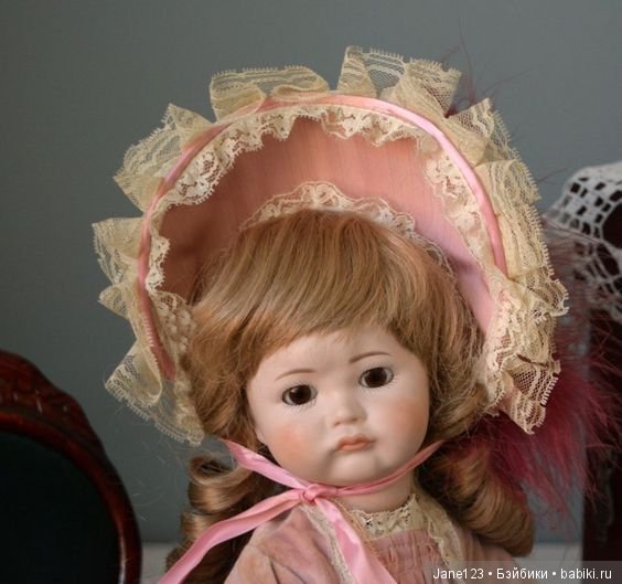 Бетти - пухлые щечки — Антикварные куклы SFBJ (Франция): Jumeau