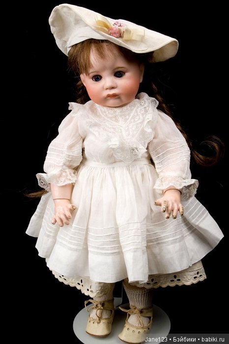 Бетти - пухлые щечки — Антикварные куклы SFBJ (Франция): Jumeau (фото 6)