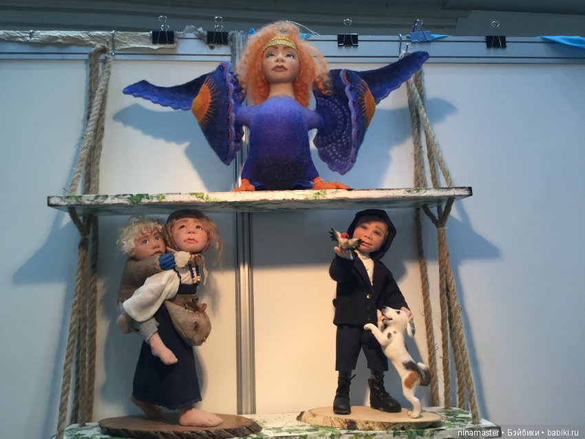 IX Московская международная выставка «Искусство куклы» в Гостином дворе 14 - 16 декабря 2018. Часть 2