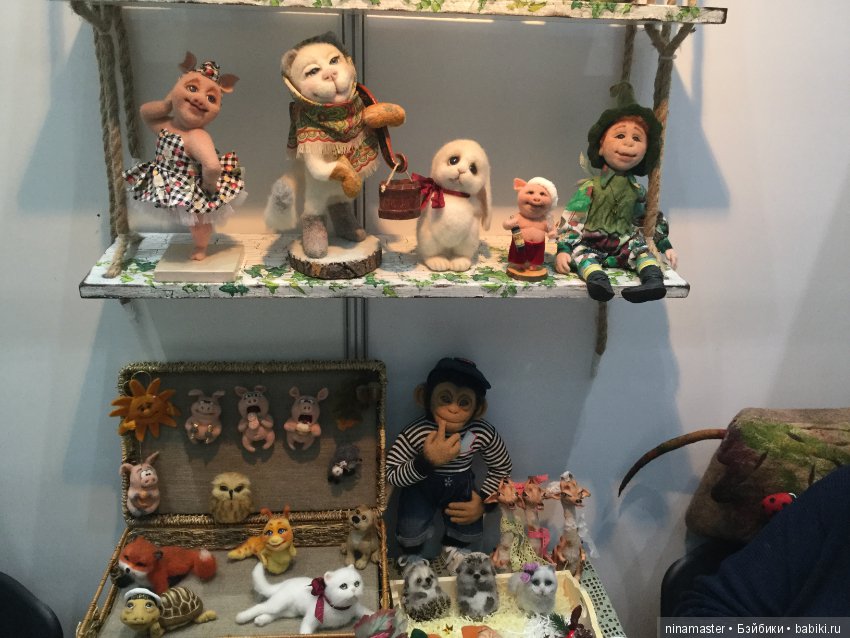IX Московская международная выставка «Искусство куклы» в Гостином дворе 14 - 16 декабря 2018. Часть 2