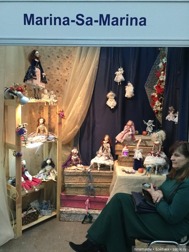 IX Московская международная выставка «Искусство куклы» в Гостином дворе 14 - 16 декабря 2018. Часть 2