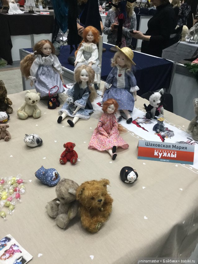 IX Московская международная выставка «Искусство куклы» в Гостином дворе 14 - 16 декабря 2018. Часть 3