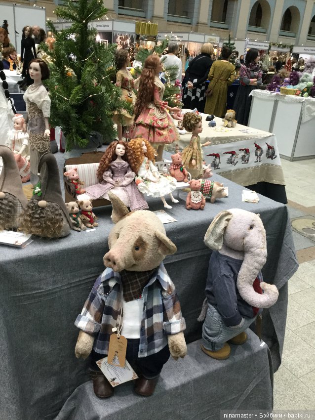 IX Московская международная выставка «Искусство куклы» в Гостином дворе 14 - 16 декабря 2018. Часть 4