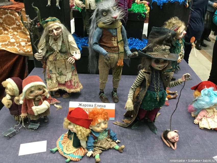 IX Московская международная выставка «Искусство куклы» в Гостином дворе 14 - 16 декабря 2018. Часть 9. Заключительная