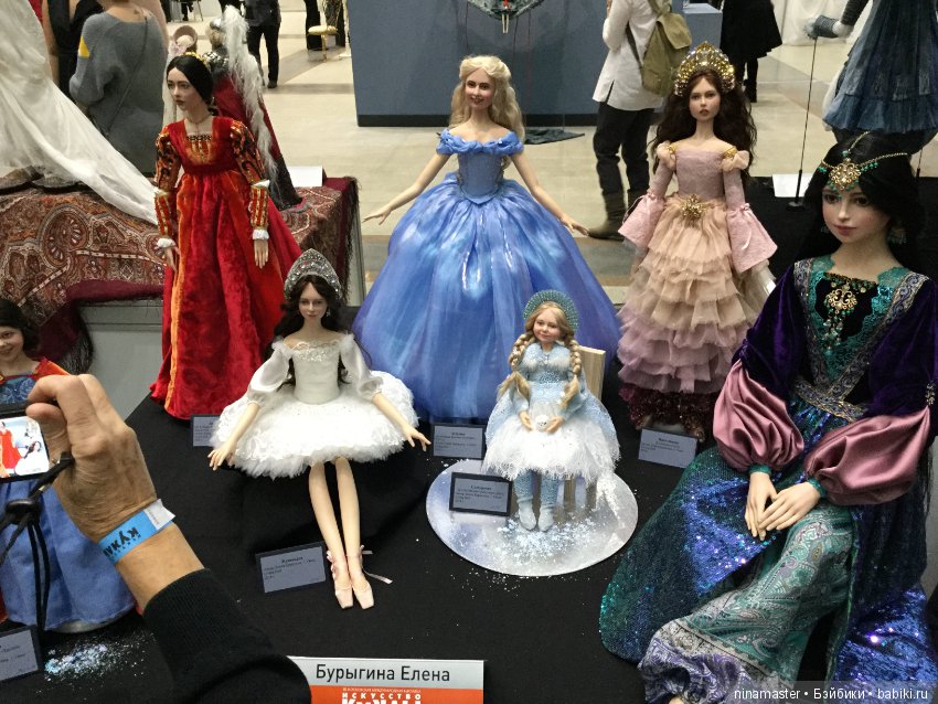 IX Московская международная выставка «Искусство куклы» в Гостином дворе 14 - 16 декабря 2018. Часть 9. Заключительная