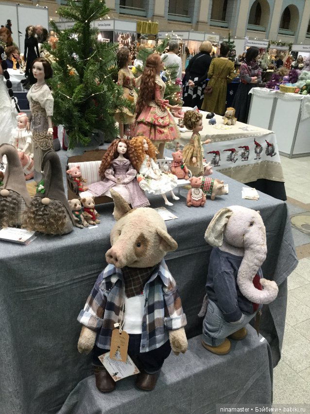 IX Московская международная выставка «Искусство куклы» в Гостином дворе 14 - 16 декабря 2018. Часть 4