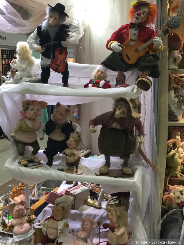 IX Московская международная выставка «Искусство куклы» в Гостином дворе 14 - 16 декабря 2018. Часть 3
