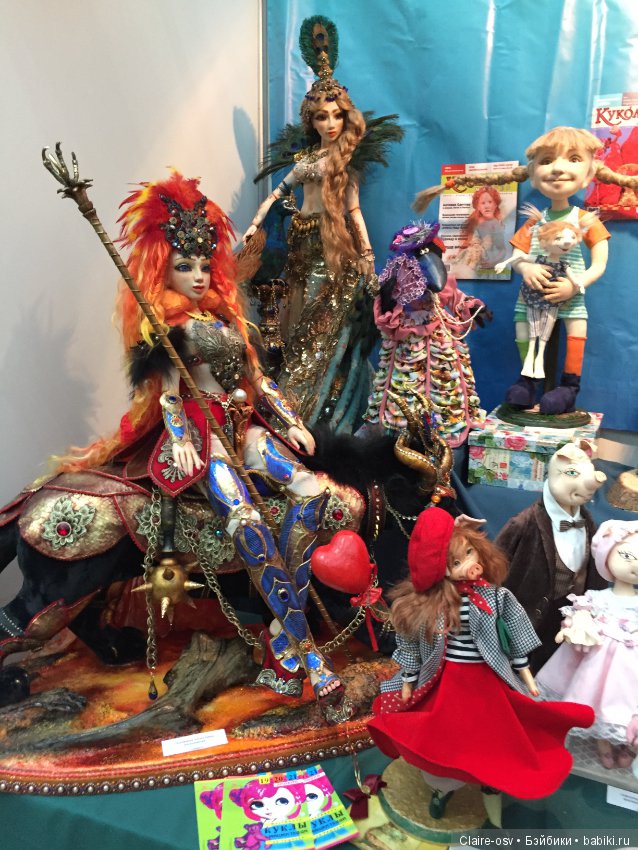 Фото с выставки «Искусство куклы» 2018