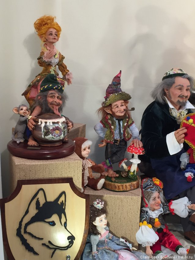 Фото с выставки «Искусство куклы» 2018