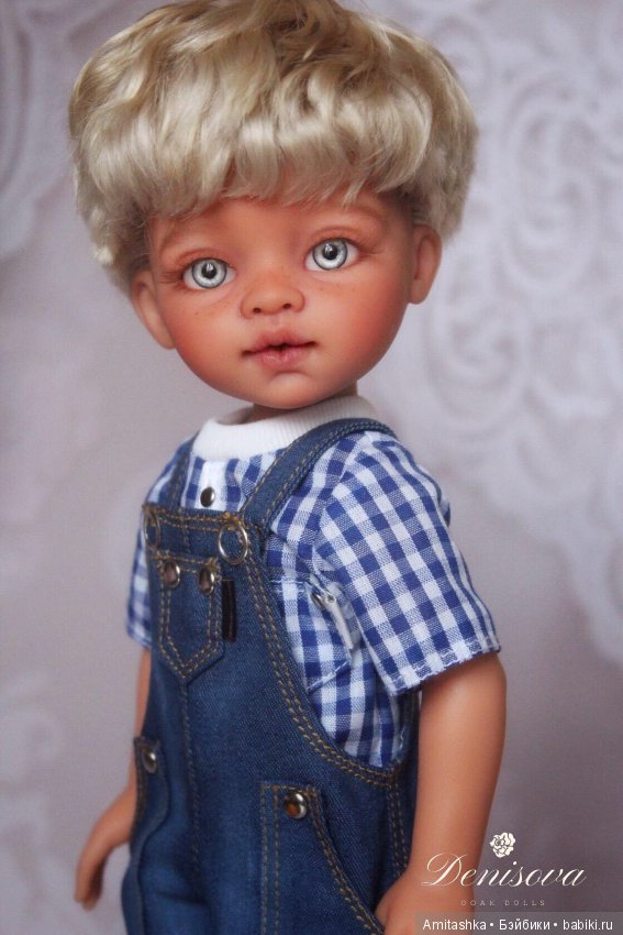 Мальчик блондин Хуанчик — ООАК Paola Reina (Паола Рейна) и испанских кукол: перерисовка (фото 4)