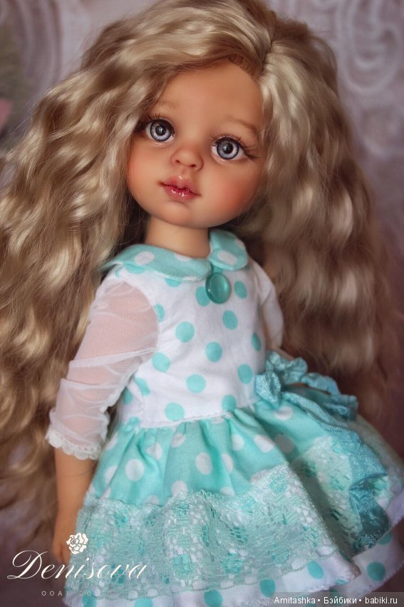 Кудрявая блондинка Карла — ООАК Paola Reina (Паола Рейна) и испанских кукол: перерисовка (фото 3)