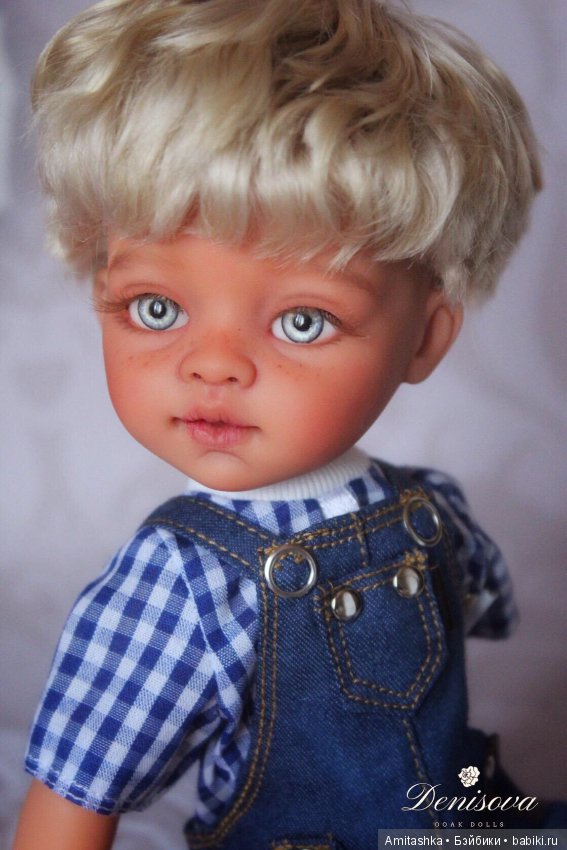 Мальчик блондин Хуанчик — ООАК Paola Reina (Паола Рейна) и испанских кукол: перерисовка (фото 3)