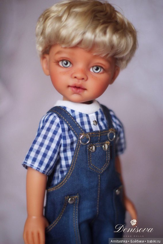 Мальчик блондин Хуанчик — ООАК Paola Reina (Паола Рейна) и испанских кукол: перерисовка