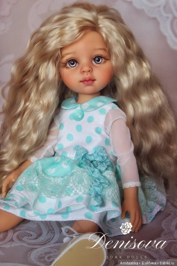 Кудрявая блондинка Карла — ООАК Paola Reina (Паола Рейна) и испанских кукол: перерисовка (фото 2)