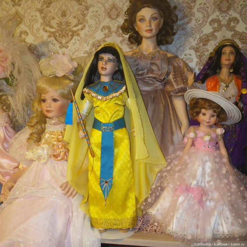 Первый опыт преображения куклы. Или вольная фантазия на тему Клеопатры (фото 8)