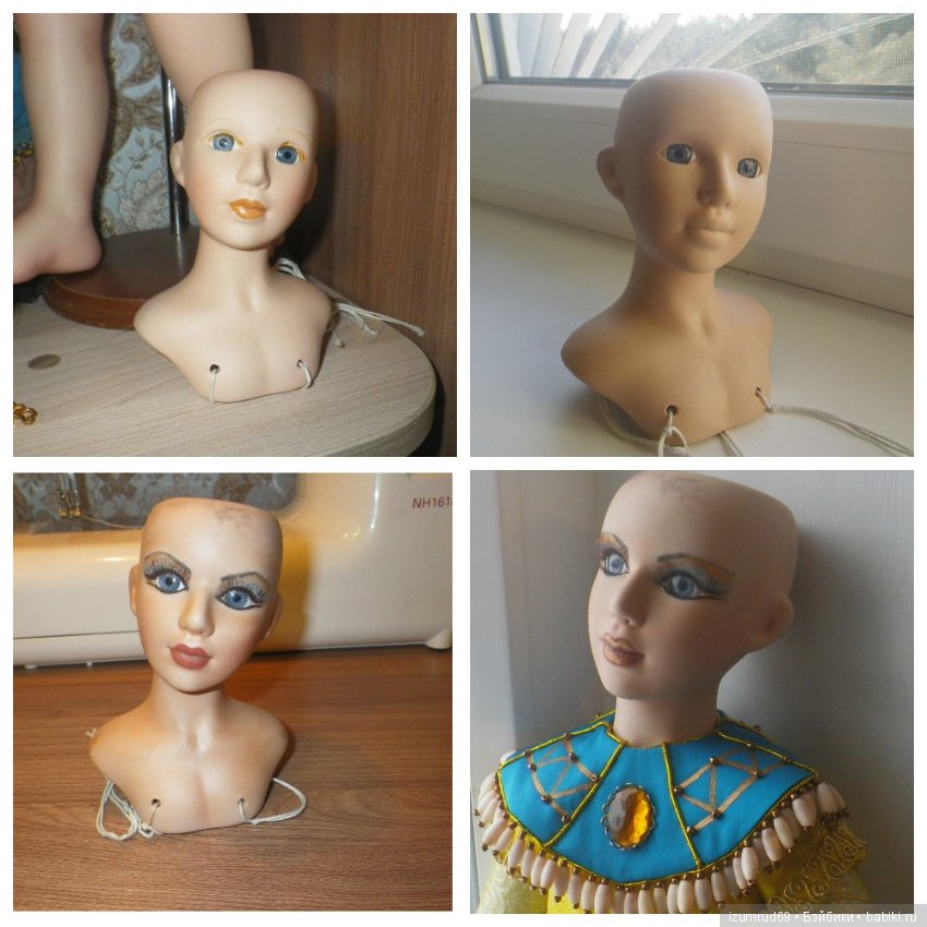 Первый опыт преображения куклы. Или вольная фантазия на тему Клеопатры (фото 2)