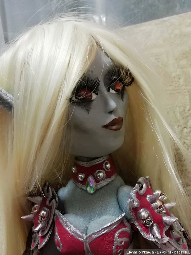 Сильвана Ветрокрылая, шарнирная интерьерная кукла. Вождь Орды, Темная госпожа