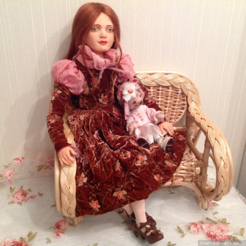 Любимые ткани — Лепка авторских кукол: полимерная глина