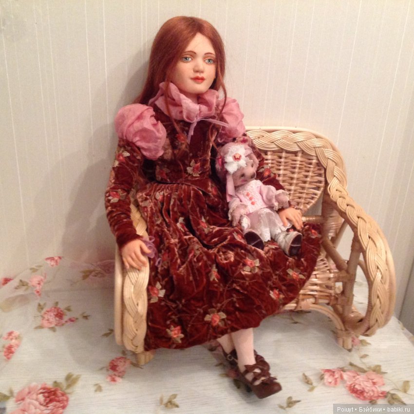Любимые ткани — Лепка авторских кукол: полимерная глина (фото 10)
