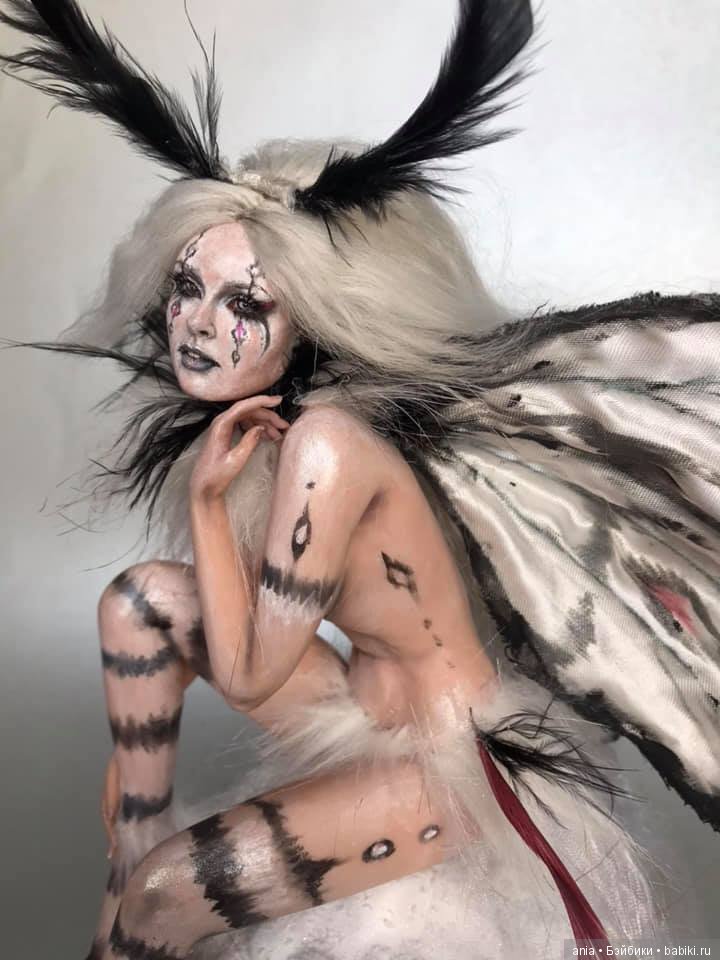 Зимняя фея или мотылек, автор куклы Kim Johnson (фото 9)