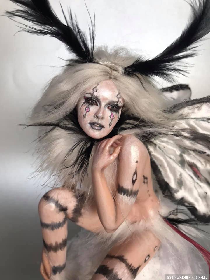 Зимняя фея или мотылек, автор куклы Kim Johnson (фото 10)