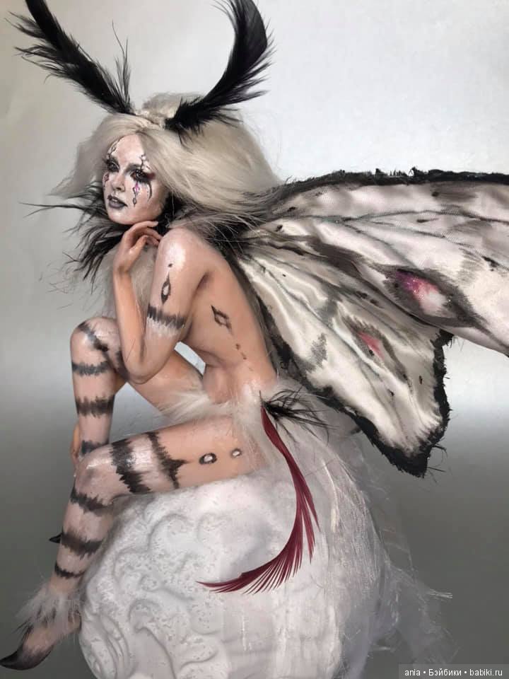 Зимняя фея или мотылек, автор куклы Kim Johnson (фото 8)