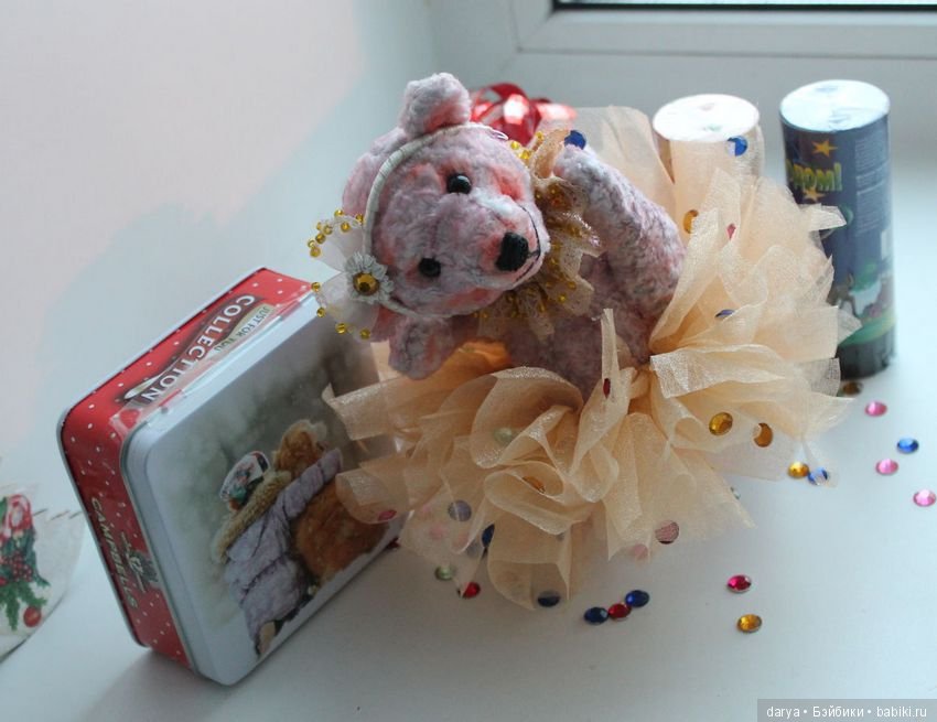 Мишка тедди "Хлопушка", автор выкройки Ирина Шах (фото 2)