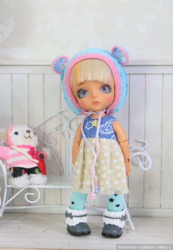 Шапочки — Одежда и обувь для кукол BJD (БЖД): 1/3 (фото 5)