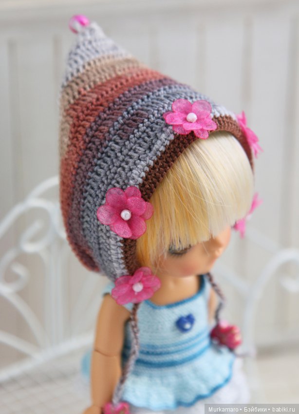 Шапочки — Одежда и обувь для кукол BJD (БЖД): 1/3 (фото 10)