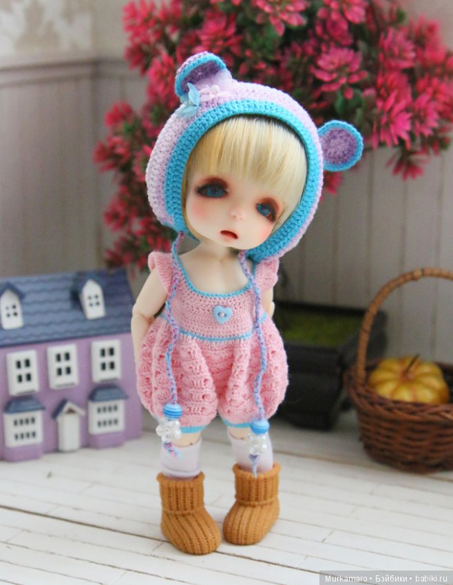 Шапочки — Одежда и обувь для кукол BJD (БЖД): 1/3 (фото 3)