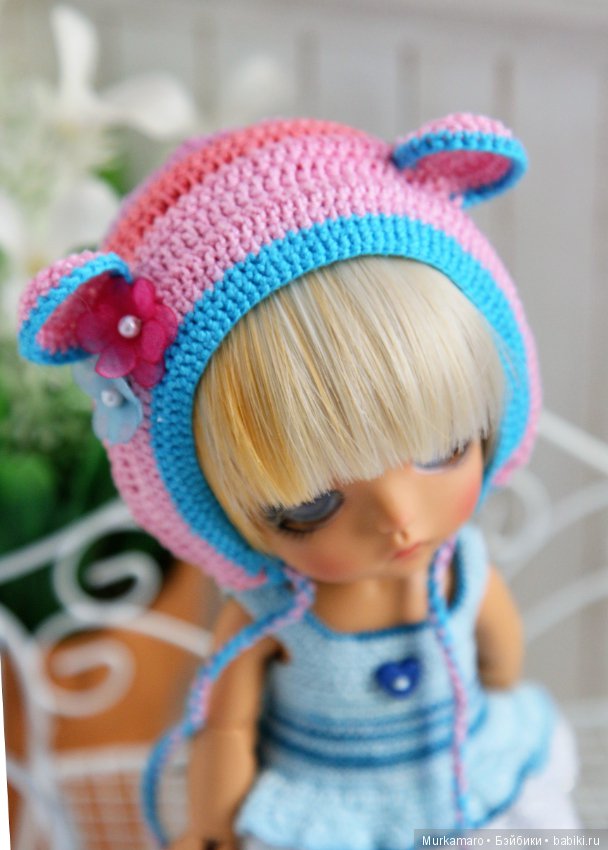 Шапочки — Одежда и обувь для кукол BJD (БЖД): 1/3 (фото 9)