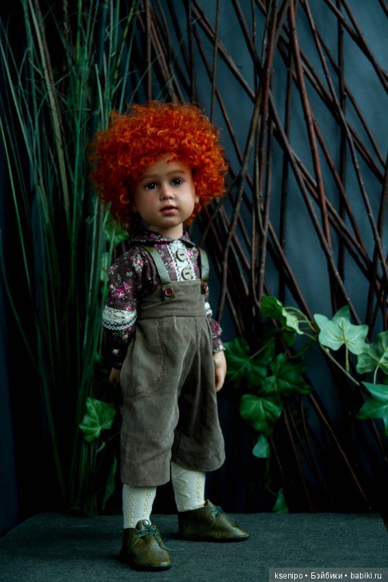 Лёвушка - рыжая головушка. Мальчик. ООАК куклы Gotz