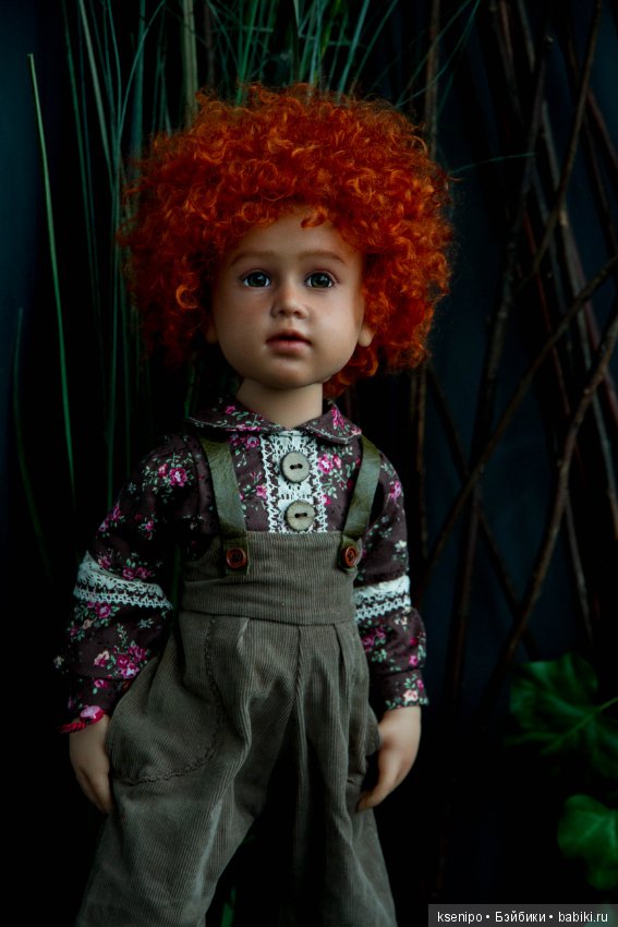 Лёвушка - рыжая головушка. Мальчик. ООАК куклы Gotz